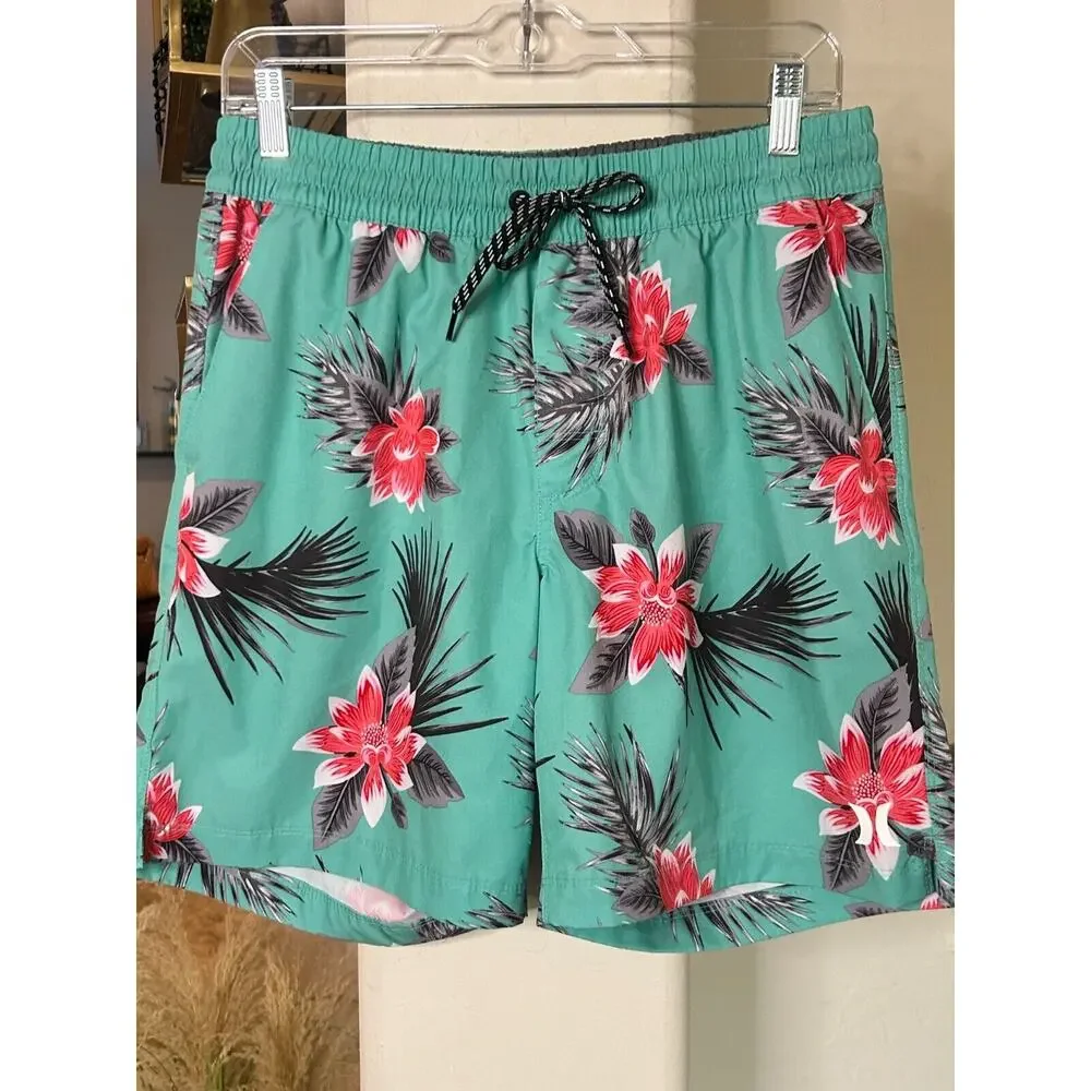 Hurley Tropical Lined Above the Knee Board Shorts Size M
